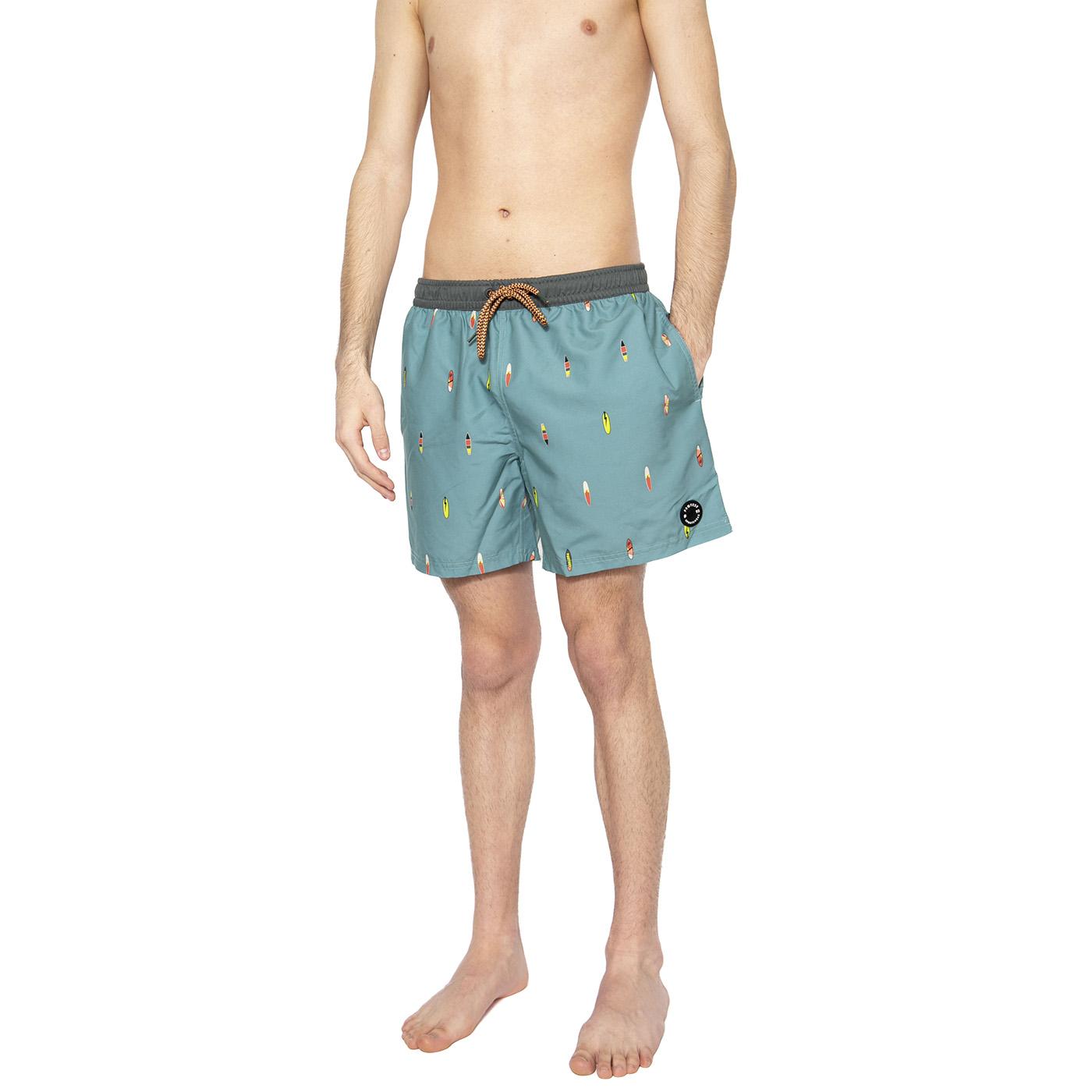 Roan Arctic Green - Costume da Bagno Uomo Verde 2712021-486  PROTEST 