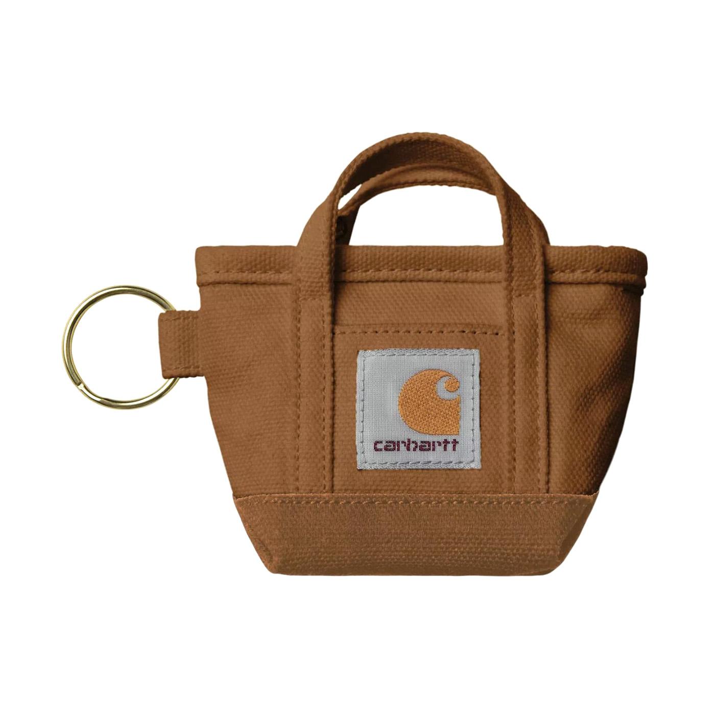 Mini Tote Bag Keychain Hamilton Brown - Portachiavi Marrone I036418 HZXX CARHARTT WIP 