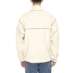 Elysian Quarter Zip Fleece -- Felpa Uomo Collo Zip Bone FL00206 BNE HUF 