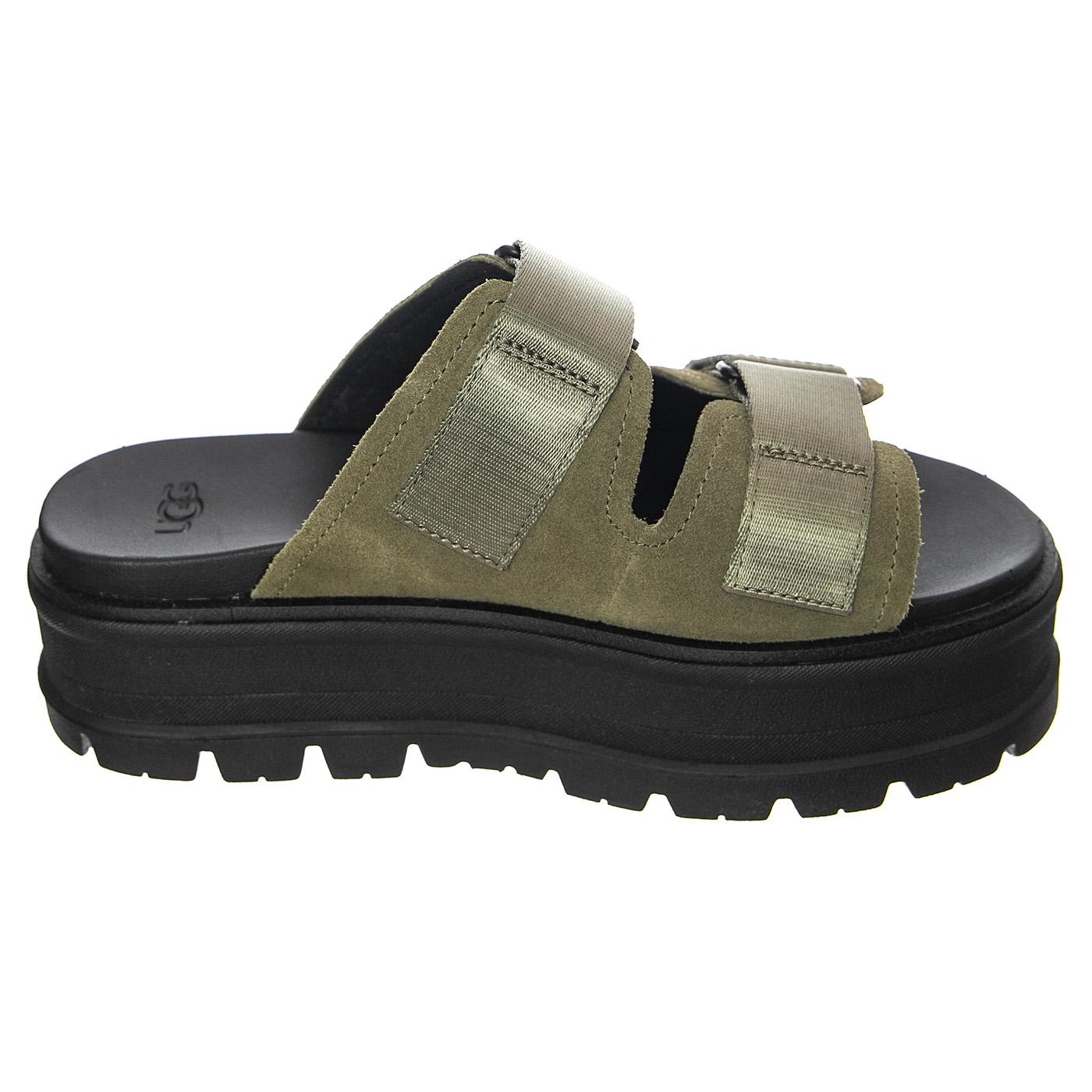 Clement Burnt Olive Suede - Sandali Donna Verdi UGSCLEMBOSD1118771W  UGG 