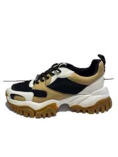 Trilling Blk / Tan - Scarpe Stringate Profilo Basso Donna Marroni / Nere SMPTRILLING-BLKTAN  STEVE MADDEN 