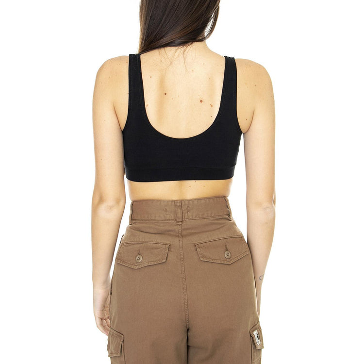 Wm Flying V Bralette Black - Top Donna Nero VN0A7PNCBLK1  VANS 