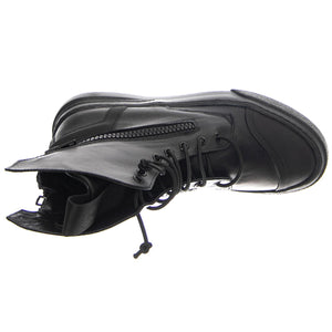 M' Break Nappa Black / Black Sole - Stivali Stringati Uomo Neri BOMBREAK-NAPPA.BK  BRUNO BORDESE 