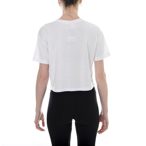 Women s Nike Sportswear Essential Top WHITE/BLACK 105271_4  NIKE 