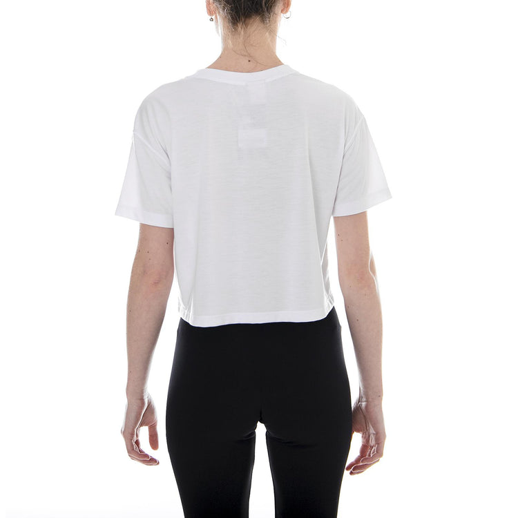 Women s Nike Sportswear Essential Top WHITE/BLACK 105271_4  NIKE 