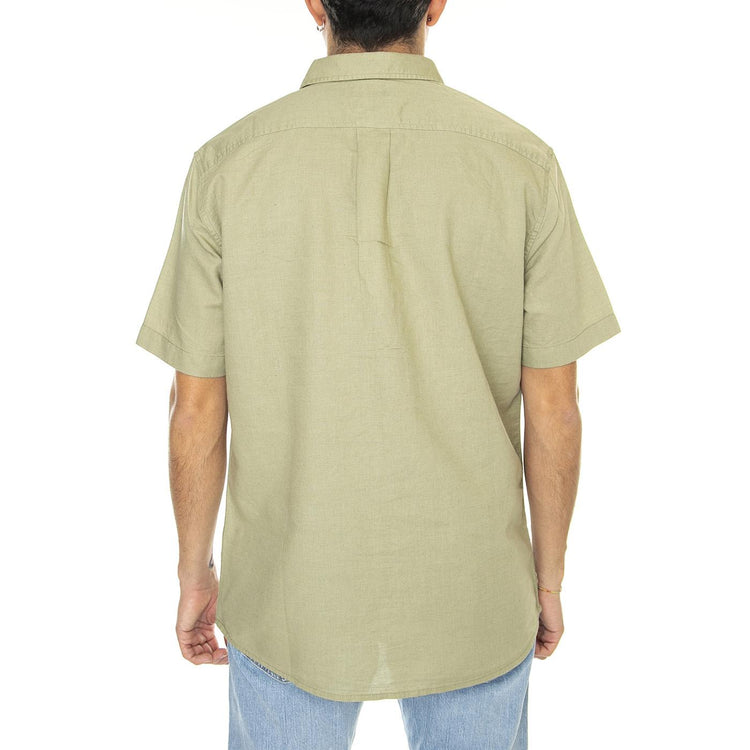 SS 1 Pocket Shirt Tea Leaf Green - Camicia Maniche Corte Uomo Verde W5K0LOG1  WRANGLER 