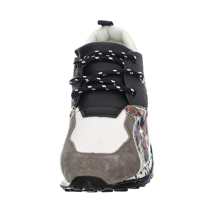 Womens Cliff Blue / Multicolored Lace-Up Low-Profile Shoes CLIF02S1-BLUE MULTI  STEVE MADDEN 