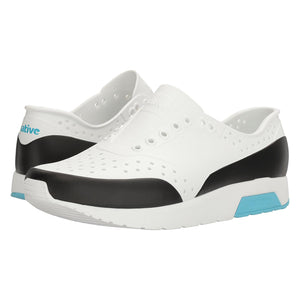 Lennox Block Scarpe - Shell White / Surfer Blue / Black - Scarpe Basse Uomo / Donna Multicolore 11105002-8367  NATIVE 