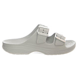 Saturday Metallic Buckle Sndl Grey - Women's Grey Sandals Women CROCS