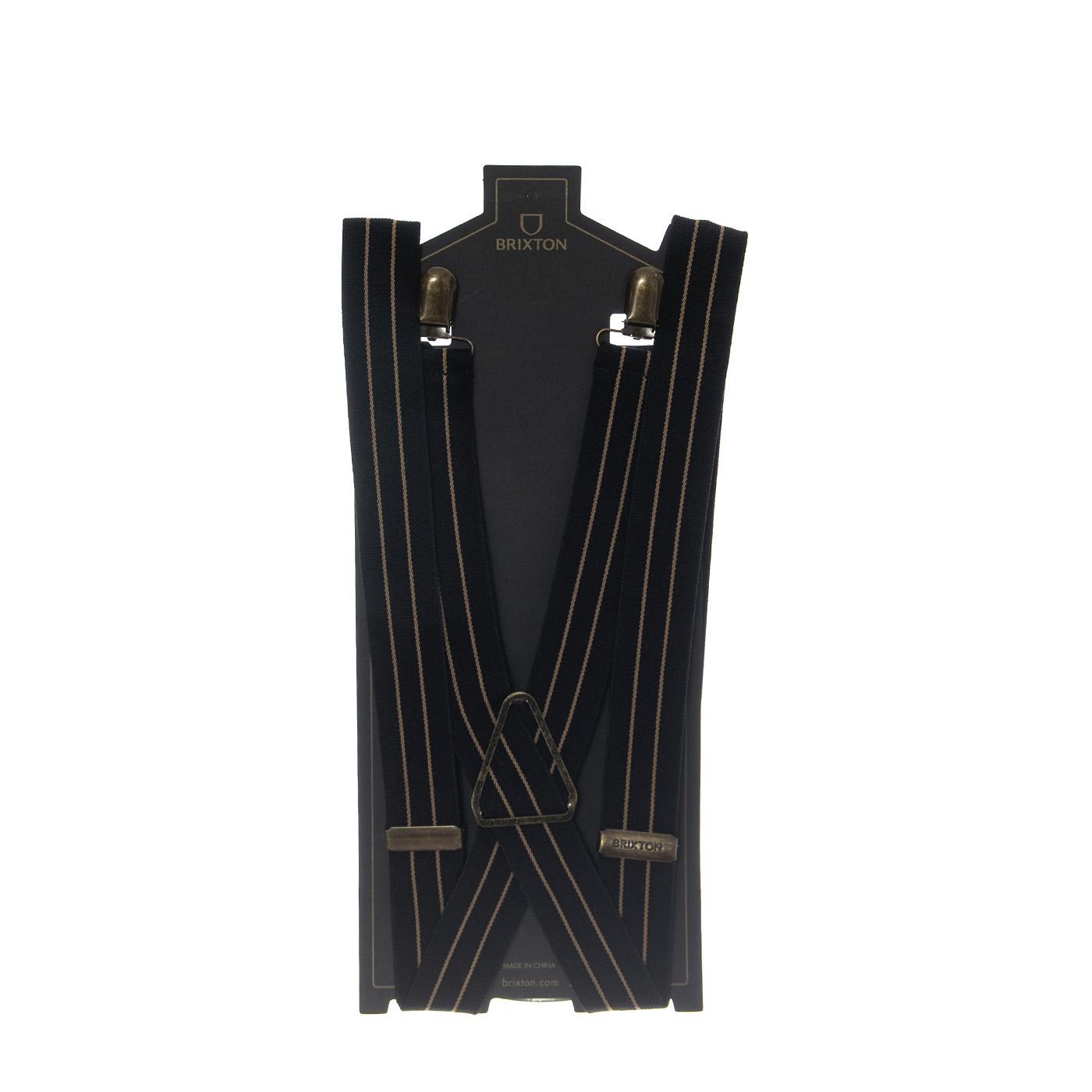 Done Proper Suspender -- Bretelle Nere 05408 BLACK BRIXTON 