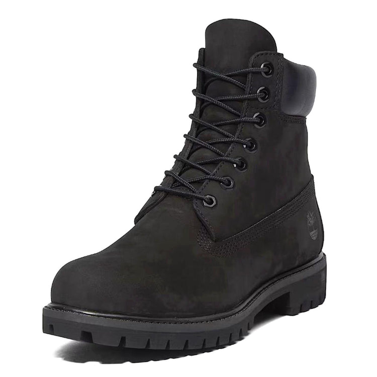 Timberland Premium 6 Inch Lace Up Waterproof Boot Black - Stivaletti Donna Neri TB08658A0011  TIMBERLAND 