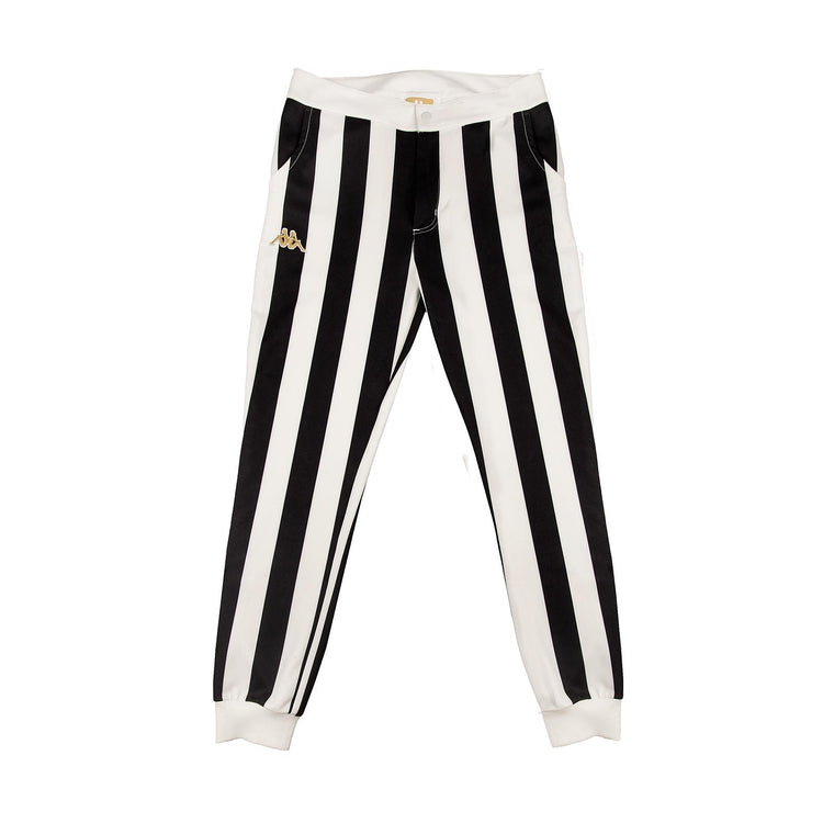 Authentic Stripes Trousers - White / Black - Pantaloni Donna Neri / Bianchi 303PP60-625N  KAPPA 