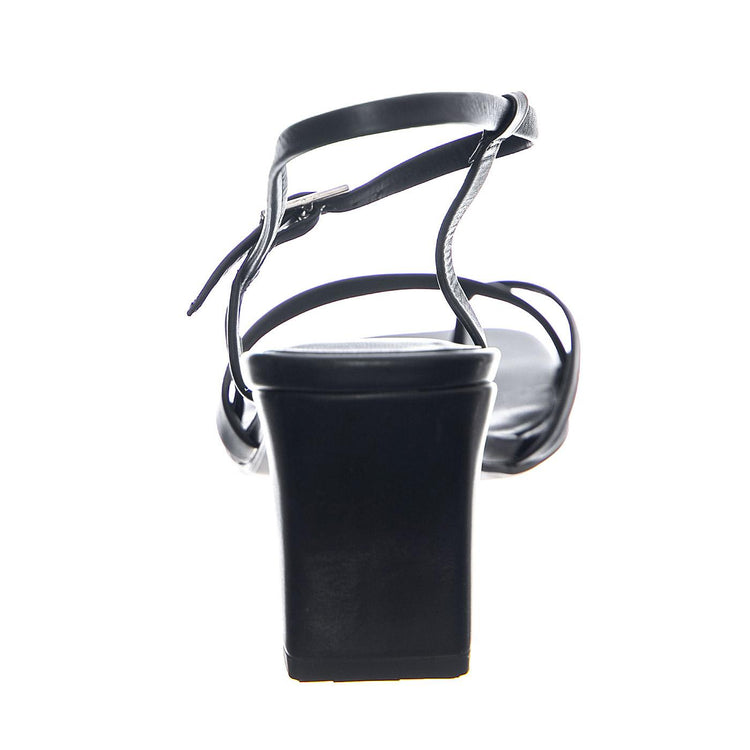 Luisa Black Cow Leather Chrome Free Tanned - Sandali Donna Neri VBS5312-301-20  VAGABOND 