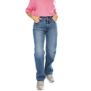 501 '90s Lightweight Bold Underline LTW Med Indigo Worn In - Pantaloni Denim Jeans Uomo Blu A8421-0003  LEVIS 