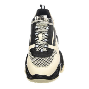 City Soul Blk / Bone - Scarpe Stringate Profilo Basso Donna Bianche / Nere / Multicolore SMPCITY SOUL-BLKBON  STEVE MADDEN 