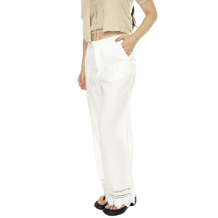 Trouser White - Pantaloni Donna Bianchi 87307340  MD'M 