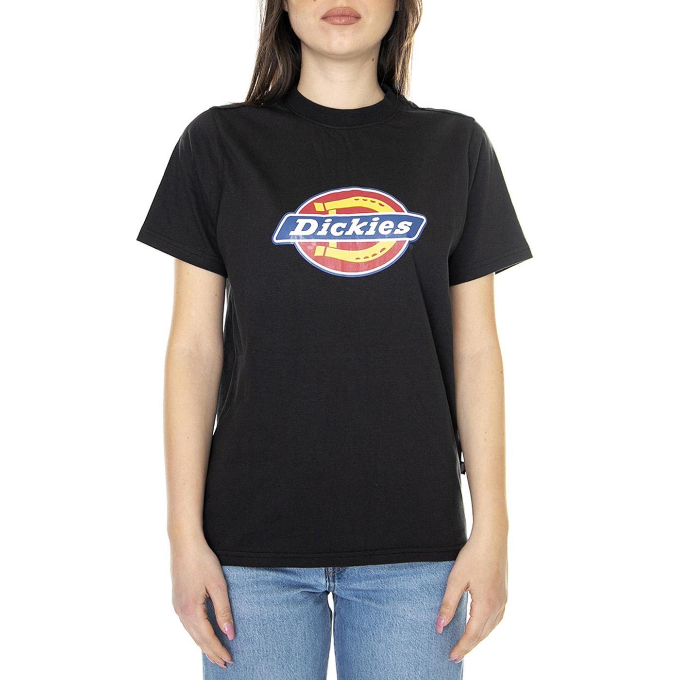 W' Icon Logo Tee Black - Maglietta Girocollo Donna Nera DK0A4XCABLK1  DICKIES 