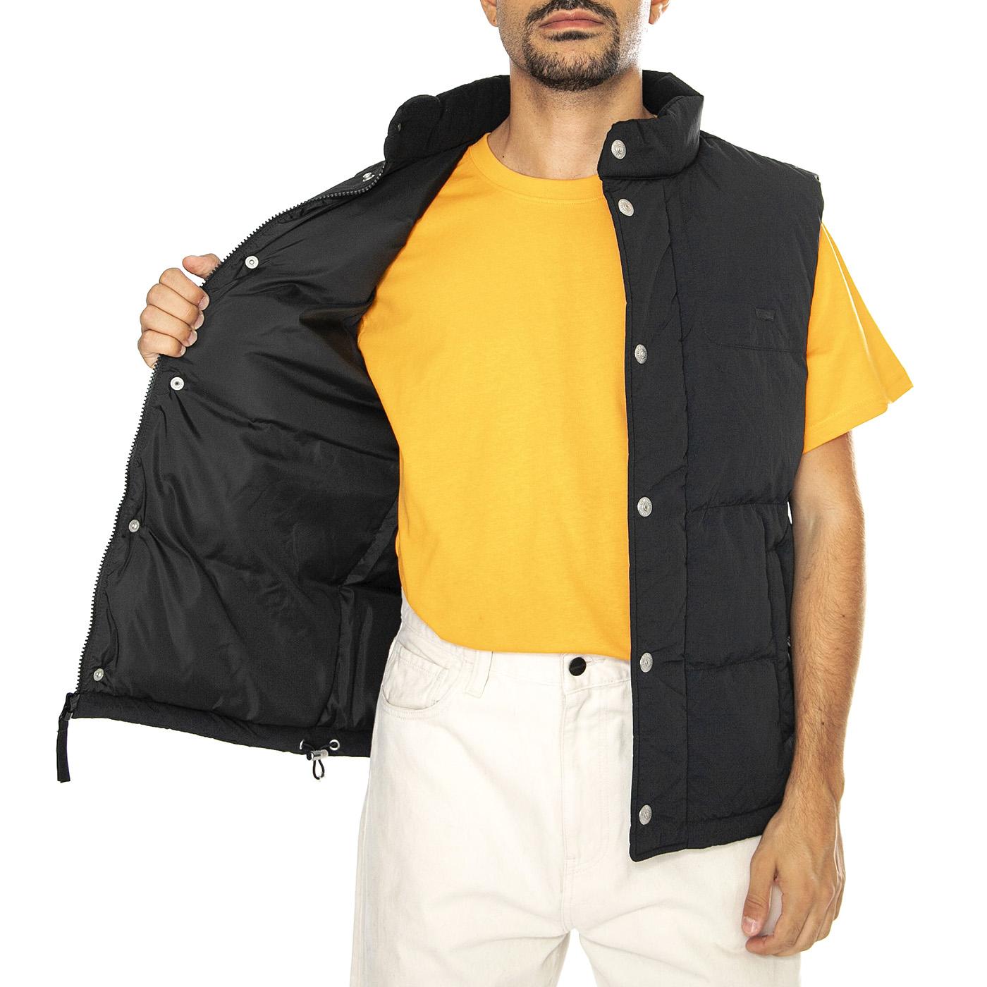 Rockridge Vest Jet Black - Giacca Smanicata Uomo Nera A8556-0000  LEVIS 