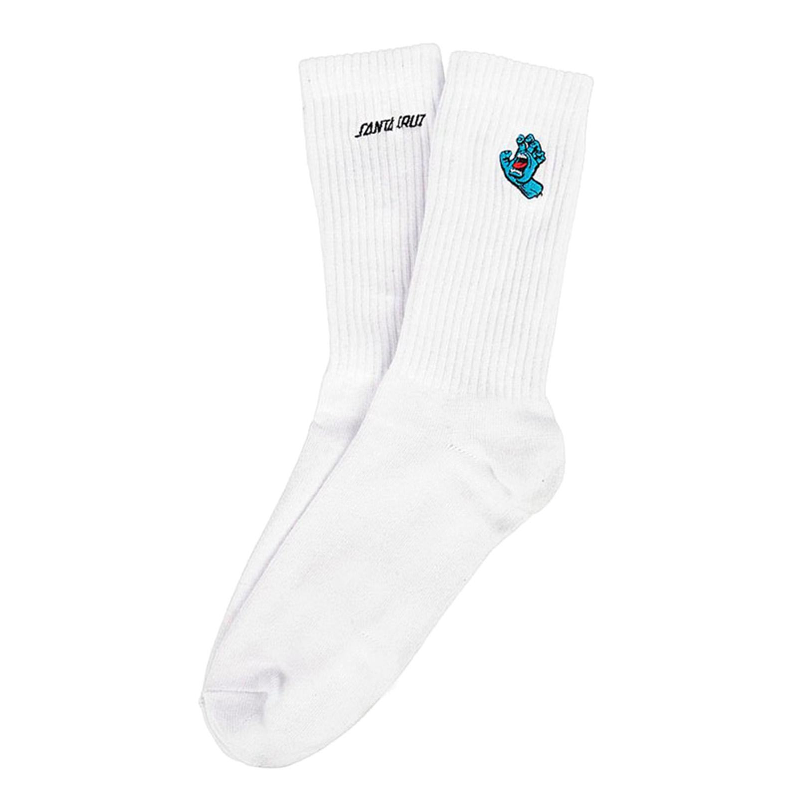  Screaming Mini Hand Sock  White  SANTA CRUZ 