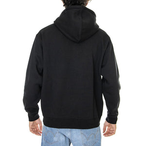 Established Works Bold Hooded Fleece Black - Felpa con Cappuccio Uomo Nera 112470169-BLKe  OBEY 