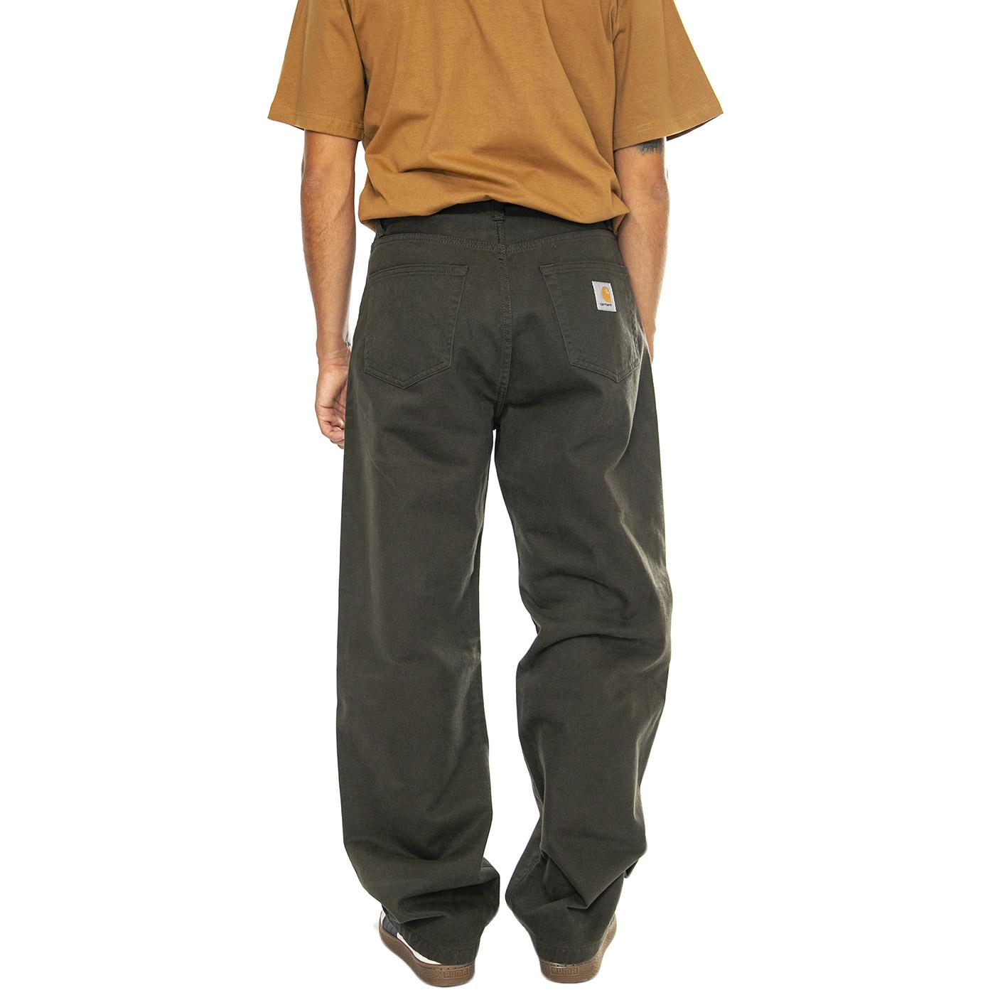 Landon Pant Cypress rinsed - Pantaloni Uomo Verdi I033756.6302  CARHARTT WIP 