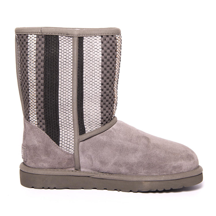 Classic Short - Charcoal Grey / Multicolor - Stivali Donna Multicolore UGSCLSWOVCHA1010551W  UGG 