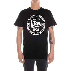 ROUNDAL FLAG TEE NEWERA BLACK 11372471  NEW ERA 