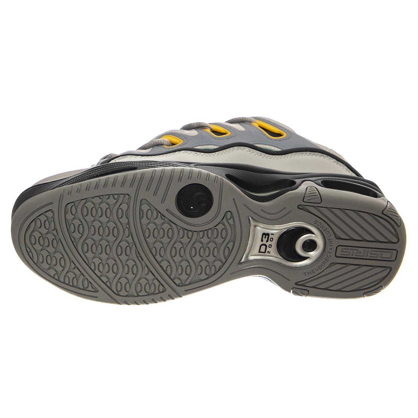Osiris D3 2001 Grey / Black / Yellow -- Scarpe Unisex Grigio / Nero / Giallo 2025305020000000 GBY OSIRIS 