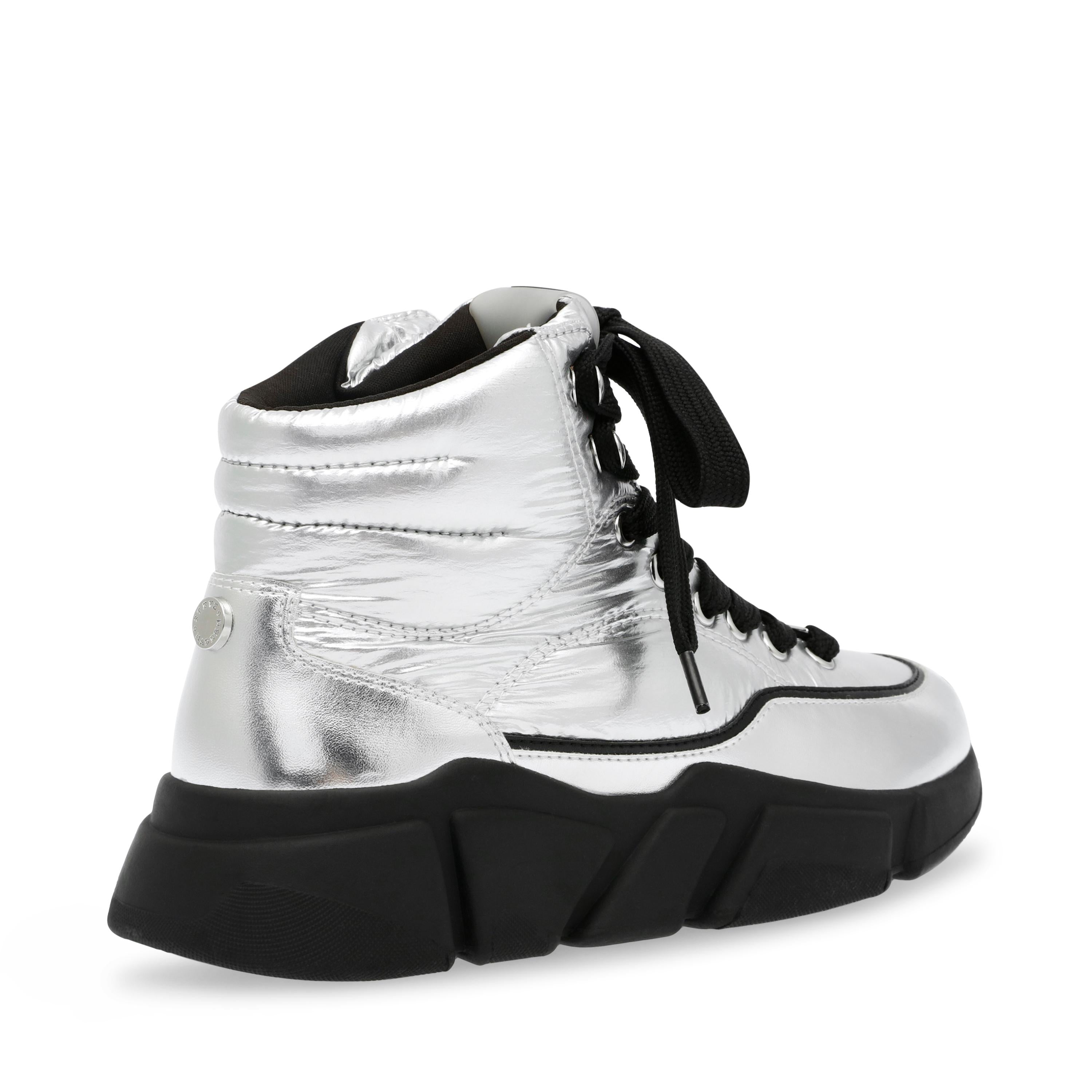 Gameplan Silver - Scarpe Stringate Profilo Alto Donna Argento SMPGAMEPLAN-SIL  STEVE MADDEN 