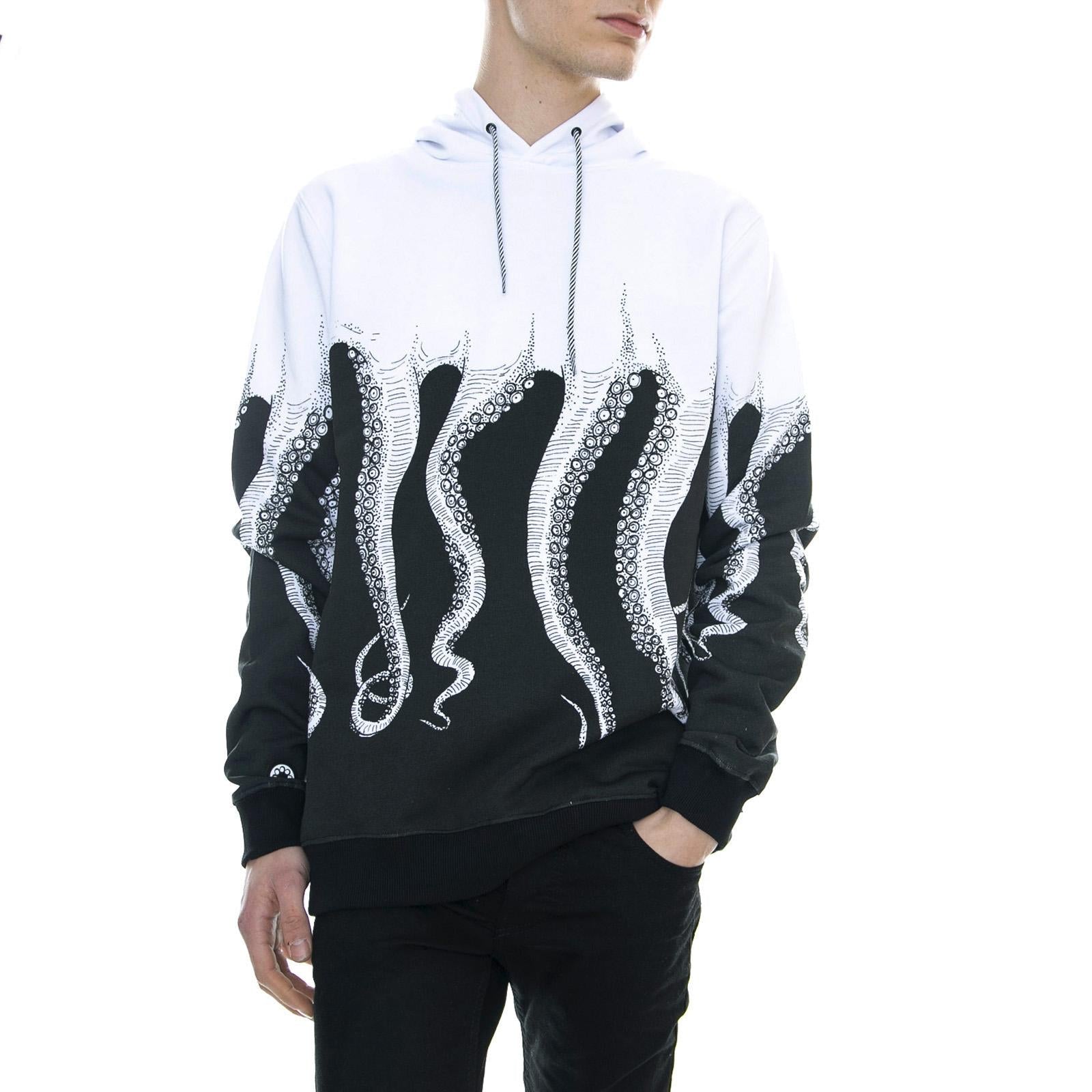  19SOSH01-WHITE-BLACK  OCTOPUS 
