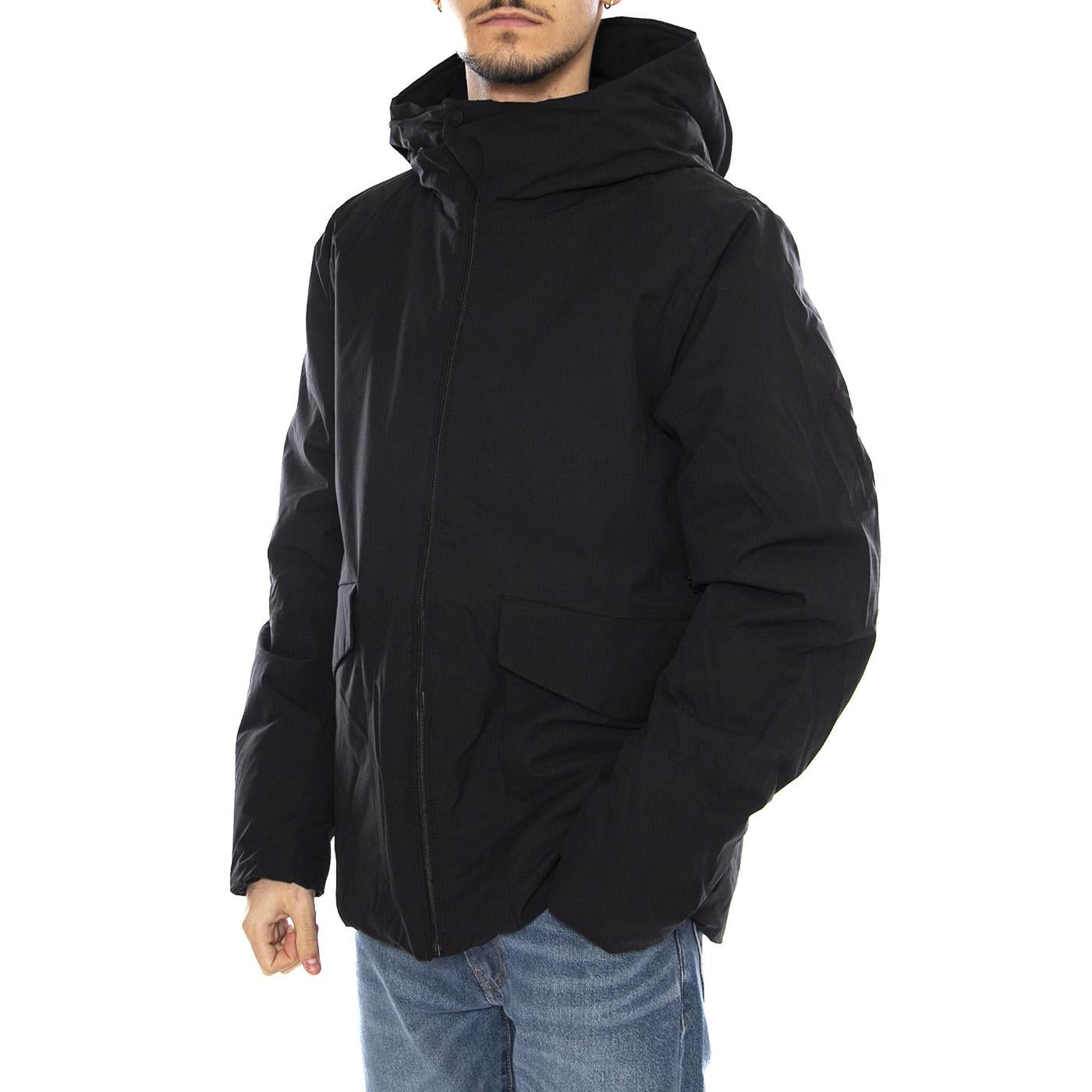 Letho Hoodie -- Felpa con Cappuccio Uomo Nera 331247 110 ELVINE 