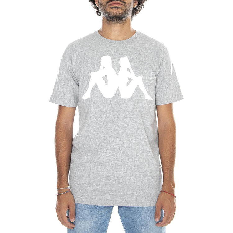 La Medal T-shirt - Melange Grey - Maglietta Girocollo Uomo Grigia 303SIV0-703D  KAPPA 