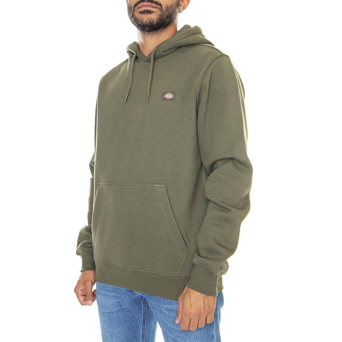 Oakport Hoodie Military Green - Felpa con Cappuccio Uomo Verde DK0A4XCDMGR1  DICKIES 