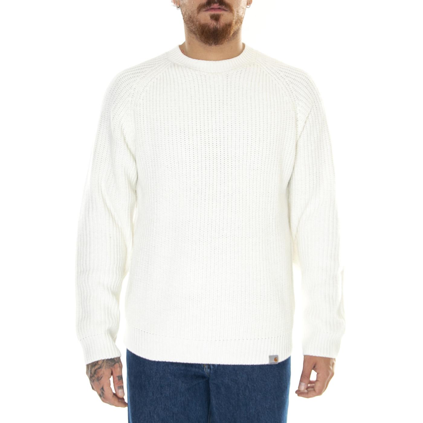 Forth Sweater Wax - Maglione Girocollo Uomo Bianco I028263.D6XX  CARHARTT WIP 