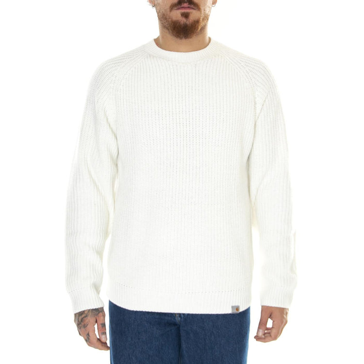 Forth Sweater Wax - Maglione Girocollo Uomo Bianco I028263.D6XX  CARHARTT WIP 