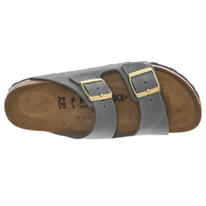 Arizona basalt gray, Oiled Leather - Sandali Donna Grigi 1029253  BIRKENSTOCK 