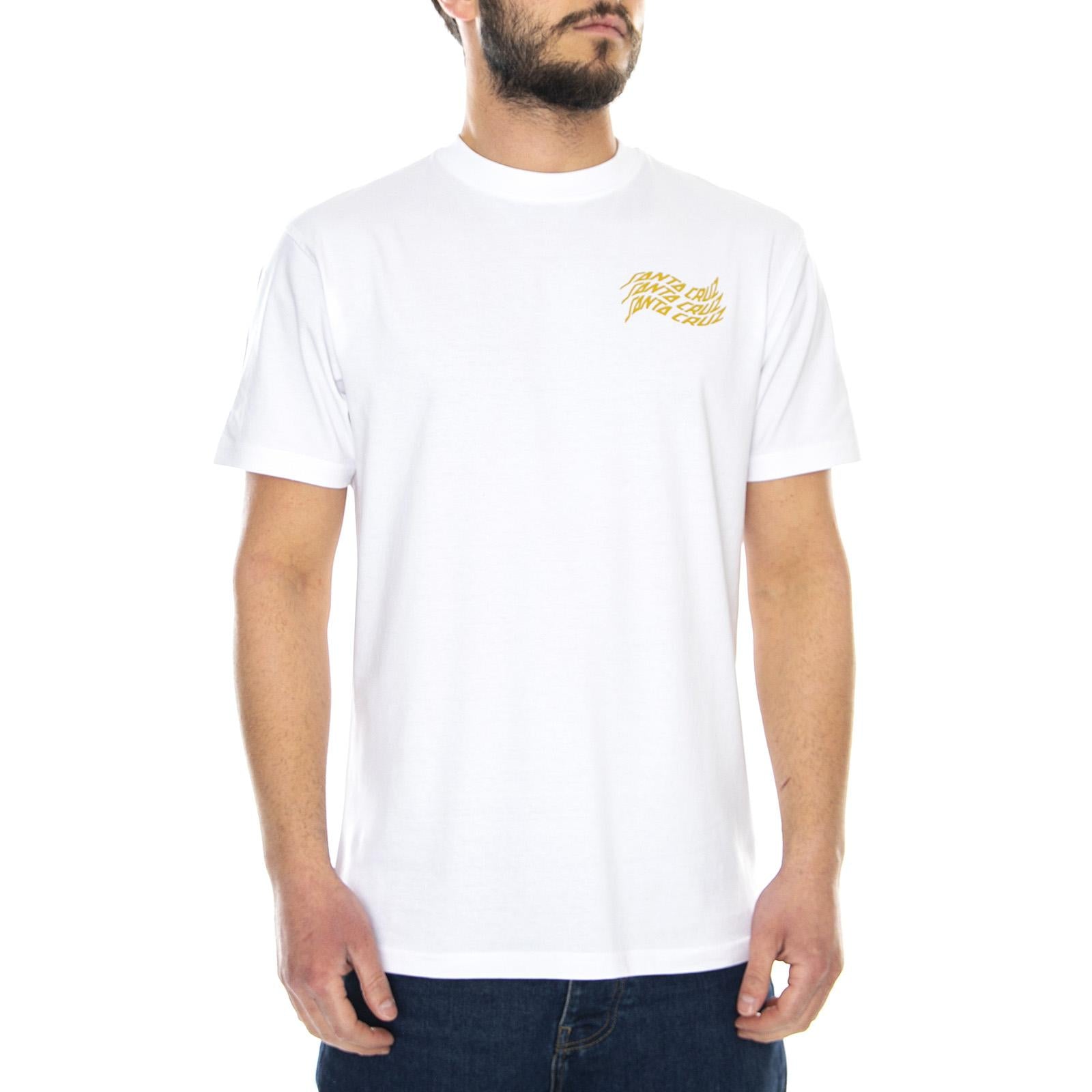  Vortex Hand T-Shirt White  SANTA CRUZ 