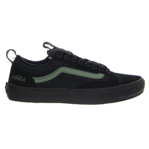 Vans Skate Old Skool 36+ Atiba Black/Dark Green - Scarpe Stringate Uomo Nere VN000D5RNLX1 . VANS 