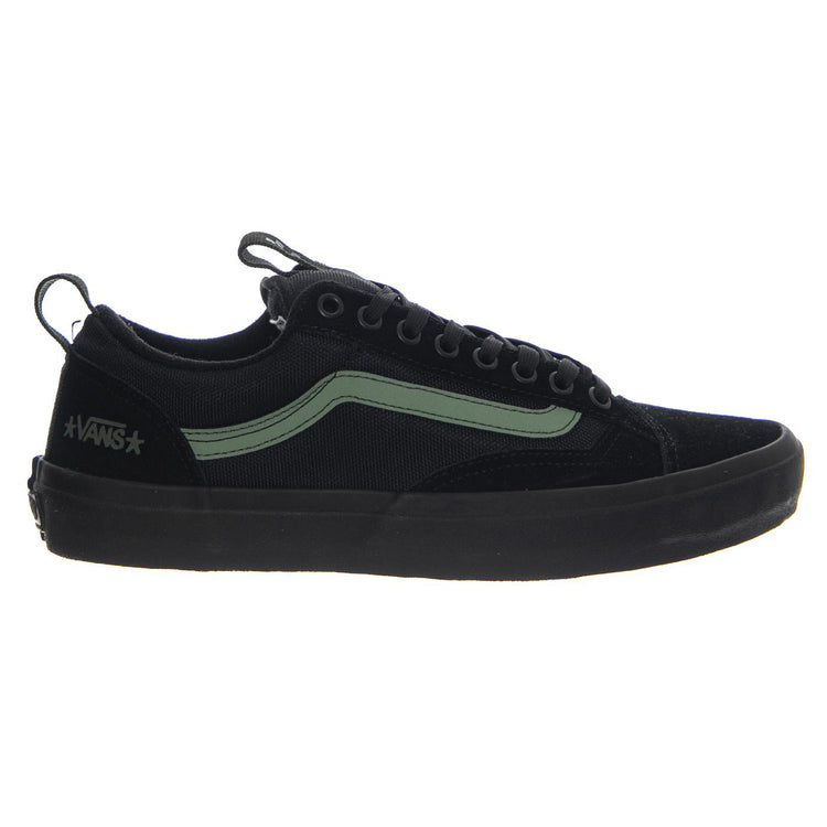 Vans Skate Old Skool 36+ Atiba Black/Dark Green - Scarpe Stringate Uomo Nere VN000D5RNLX1 . VANS 