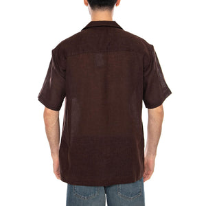SHORT SLEEVES SHIRT COFFEE BEAN - Camicia Maniche Corte Uomo Marrone 22036242 4885336 ONLY & SONS 