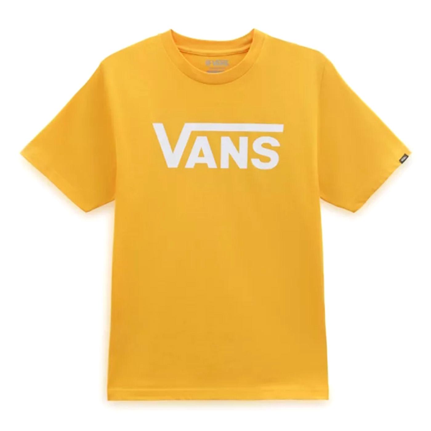 By Vans Classic Kids Old Gold / White - Maglietta Girocollo Bambini Gialla VN000IVFBWS1  VANS 