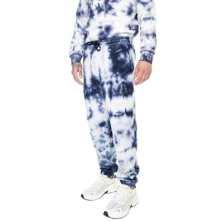 Comfycush Tie Dye Relaxed Fleece Pant Dress Blues / White - Pantaloni Sportivi Uomo Bianchi / Blu VN00060C5S21  VANS 