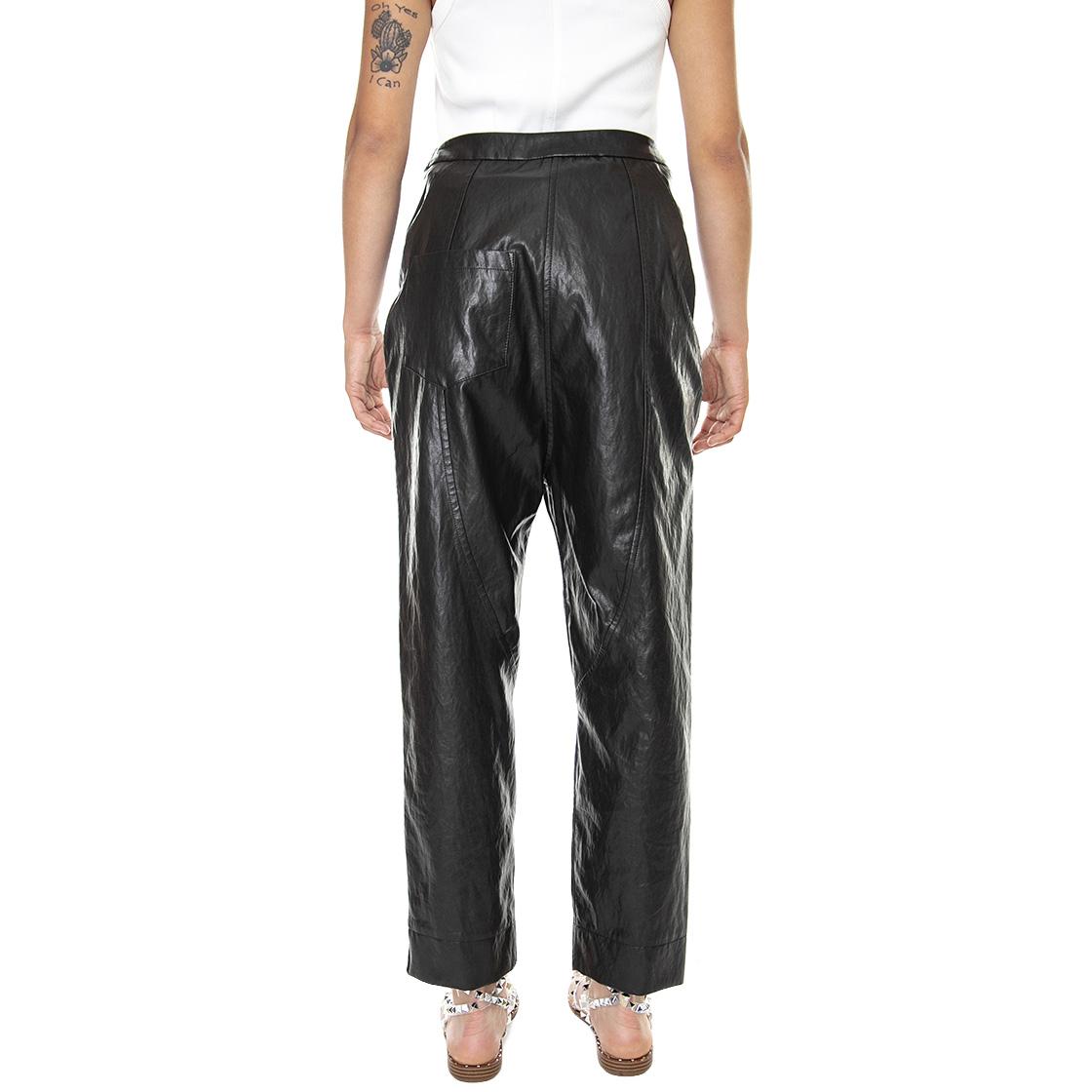 021SD28001 - Pantaloni Donna Nero / Ebano 021SD28001 -S2367 . ALESSIA SANTI 