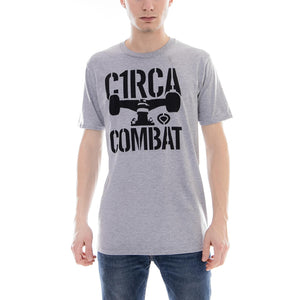 COMBAT T-SHIRT ATHLETIC GREY MTS016-ATHLETIC GREY  C1RCA 