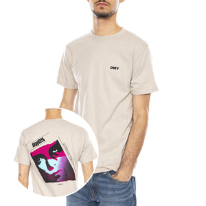 Obey Alternate Reality Tee -- Maglietta Girocollo Uomo Grigia 165264140 SIG OBEY 
