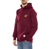 Logo Hoodie -- Hoodie Homme Maroon  Homme CAT
