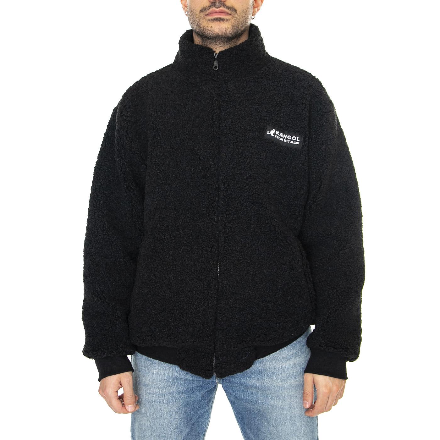 Teddy Black - Giacca Estiva Uomo Nera KAF22UTDZ107-99  KANGOL 