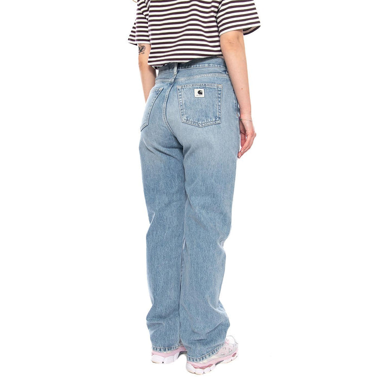 W' Noxon Pant Blue - Pantaloni Denim Jeans Donna Blu I031920 01WU CARHARTT WIP 