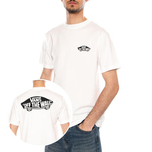 DOUBLE STANDARD SS TEE WHITE / BLACK - Maglietta Girocollo Uomo Bianca VN000SYD YB21 VANS 