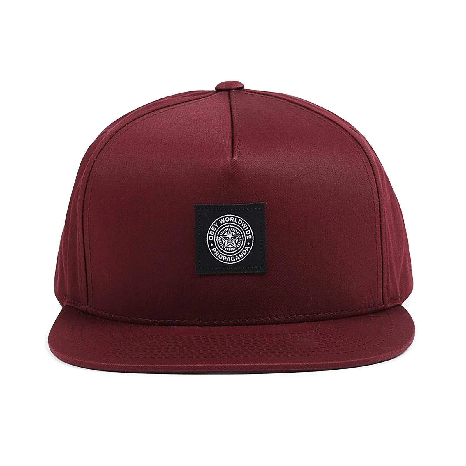 WORLDWIDE SEAL SNAPBACK BURGUNDY 100570025-BUR  OBEY 